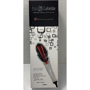 Pro Cabello Luxury 5500 Straightening Brush White Open Box brand New